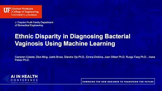 Technical Talk Disparity in Prediction of Bacterial Vaginosis Using ML [upl. by Atinihs]