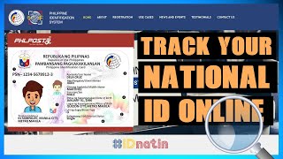 HOW TO TRACK YOUR NATIONAL ID ONLINE  PHILSYS [upl. by Naujad]