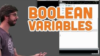 54 Boolean Variables  Processing Tutorial [upl. by Llain66]