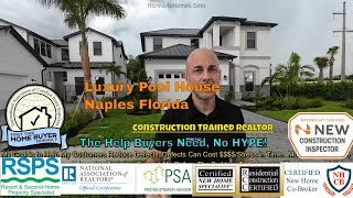 Brixton Grande by Pulte Luxury Pool House for sale in Caymas Naples Florida New Construction Agent [upl. by Ahmar848]