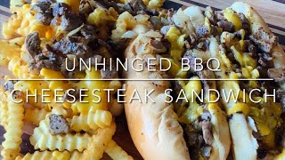 Ribeye Cheesesteak Sandwich on the Blackstone Griddle  ubbq Recipe [upl. by Om]