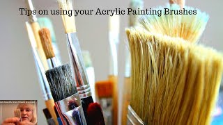 Acrylic Painting Tips and Tricks on using your Acrylic Painting Brushes 4 youll be amazed [upl. by Conal166]