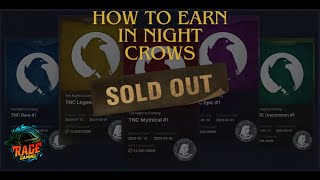 🚀 Night Crows NFT Presale Sold Out No Mining like MIR4 How to Earn Tokens 🤑 [upl. by Stahl339]