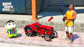 Franklin amp Shinchan Buy Mini RC Old Tractor in GTA 5  JNK GAMER [upl. by Eleph]