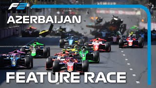 F2 Feature Race Highlights  2024 Azerbaijan Grand Prix [upl. by Orit]