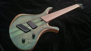 Testing an Interesting Handbuilt 7 String Fanned Fret Electric Guitar [upl. by Forras]