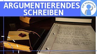 Materialgestütztes Schreiben eines argumentierendes Textes  Kommentar Essay etc verfassen [upl. by Yankee]