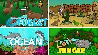 Learn Spelling for Kids  Learning to Spell Animals  Wild Animals for Children to Learn in English [upl. by Halludba]