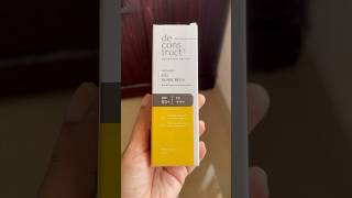 Best Sunscreen for Oily Skin  Deconstruct Gel Sunscreen skincare skincareroutine [upl. by Andie83]