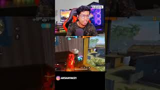 Akshay akz shocking reaction on my wipe🥶 freefire reaction zeroxff fyp goviral reach all [upl. by Lenka]