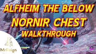 God of War Ragnarok  Alfheim  The Below Nornir Chest Walkthrough [upl. by Varipapa]