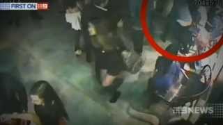 9 News Mitchell Pearce Nightclub CCTV Footage [upl. by Tnirb]