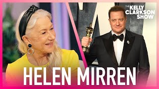 Helen Mirren Cried Watching Brendan Frasers Oscars Win [upl. by Oznol]