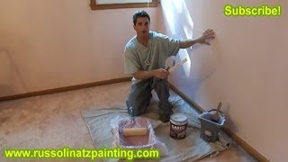 DIY How to remove Wallpaper Part 5  Drywall Repair amp Wall Preparation [upl. by Nalehp]