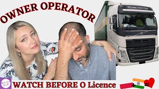 Owner Operator Business Things To Know Before Getting O Licence Transport Business England UK [upl. by Ardnoed603]