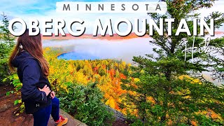 OBERG MOUNTAIN LOOP TRAIL HIKE  Best Fall Colors on Minnesota’s North Shore [upl. by Theurich]