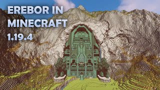 EREBOR in Minecraft map  The Hobbit  Minecraft 1194  Lord of the rings [upl. by Nichole]