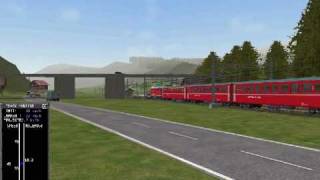 Heidi Express in Microsoft Train Simulator [upl. by Morehouse506]