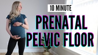 10 Minute Prenatal Pelvic Floor Workout for Labor  Delivery Prep  prep core for labor  delivery [upl. by Mcdonald]