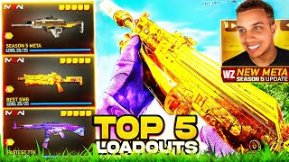 NEW TOP 5 META LOADOUTS in Warzone Season 5 Best Class Setups [upl. by Asiluj]