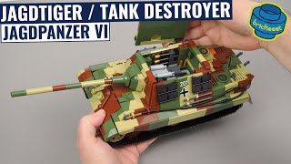 Jagdtiger  Tank Hunter  Jagdpanzer VI With Full Interior  COBI 2580 Speed Build Review [upl. by Leahcimauhsoj366]