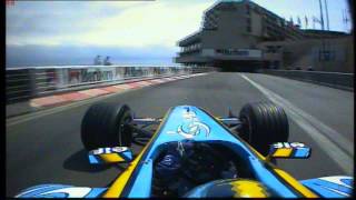 Jarno Trulli Monaco 2004 Pole onboard Pure V10 Sound [upl. by Mather]