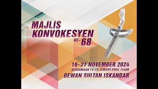 Majlis Konvokesyen ke68 UTM  Sesi Ke5 [upl. by Aleafar]