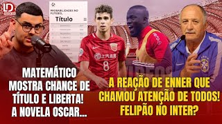 INTER REAÇÃO DE ENNER CHAMOU ATENÇÃO DE TODOS  FELIPÃO NO INTER  MATEMÁTICO E A CHANCE DE TÍTULO [upl. by Felix]