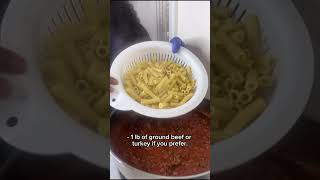 I made the ultimate homemade baked beef 🥩 ziti [upl. by Stolzer944]