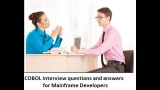 COBOL Interview questions and answers for Mainframe Developers [upl. by Geraint]