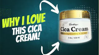 Review of Moisturizing Cica Cream for Face [upl. by Trinee]