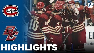 St Cloud State vs Boston College  NCAA College Hockey  Highlights  November 02 2024 [upl. by Atiuqes]