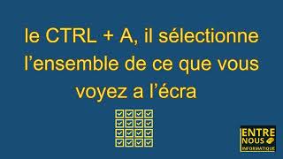 raccourcis clavier essentiels [upl. by Hnil312]