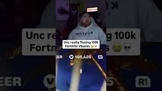 Unc really flexing 100k Vbucks 😭💀 lospollostv fortnite fyp vbucks [upl. by Eninahpets]