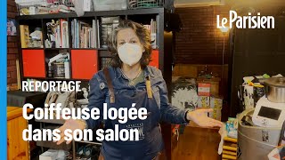 Touchée par la crise elle habite dans son salon de coiffure [upl. by Narruc628]