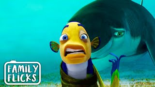 Oscar Gets Kidnapped  Shark Tale 2004  Family Flicks [upl. by Cirederf]