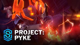 PROJECT Pyke Wild Rift Skin Spotlight [upl. by Nahtnahoj606]