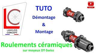 Tuto démontage amp montage roulements céramiques sur moyeux DTSwiss [upl. by Aicenev]