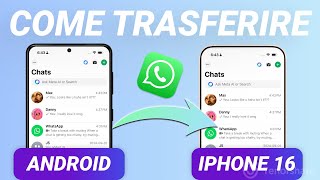 Come Trasferire Le Chat di Whatsapp da Android a iPhone 16 Senza Passa a iOS Nuovissimo [upl. by Acinej]