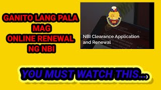 NBI ONLINE APPOINTMENT FOR NBI RENEWAL2024 [upl. by Knowles829]