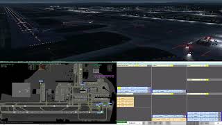 EGKKGND  Gatwick Ground  Vatsim UK ATC  1903  Towerview Part 4 [upl. by Nolyarg703]