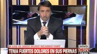 C5N  SOCIEDAD FALLECIO RICARDO FORT [upl. by Hsihsa]