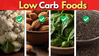 Top 10 low carb foods [upl. by Aratal]