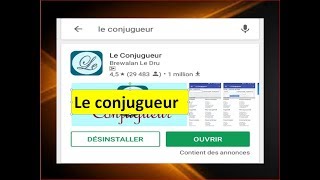 le conjugueur  كيف تجعل هاتفك النقال مساعدا لك في القسم و الدراسة [upl. by Stanly]