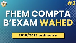 S3 Exam Comptabilité Analytique 20182019 ordinaire FSJES Meknes 2 [upl. by Ljoka]