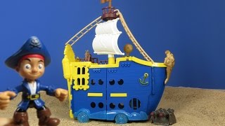 Jake und die Nimmerland Piraten Spielzeuge deutsch Magnus Colossus Piratenschiff [upl. by Aneetsyrk]