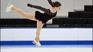 The Boston Open 2024 National Qualifying Series Juvenile Ash Berlien Age 12 Figure Skating Tango [upl. by Atsugua]