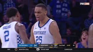 Seton Hall def 9 Kentucky Highlights  BIGEASThoops [upl. by Acino]