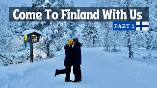 Finland Travel Vlog Winter Wonderland Part 1 Desi Couple On The Go Travel Series English Sub [upl. by Isacco]