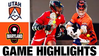 Utah Archers vs Maryland Whipsnakes Highlights  2024 Premier Lacrosse League  PLL Highlights [upl. by Savitt]